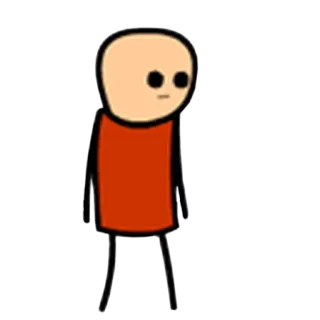 😠 cyanide and happiness, cartoon, sticker, character telegram sticker