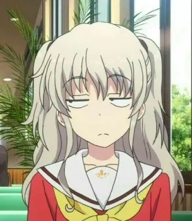 😑 Nao Tomori Charlotte Anime, Ragazza, Carina, Personaggio, Nao Tomori, Charlotte telegram sticker