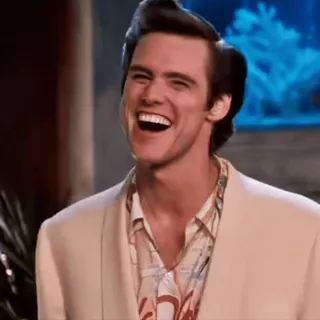 π Ace Ventura comico, attore, jim carrey, divertente, film, eccentrico, goffo whatsapp sticker