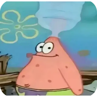 🤪 Patrick Star SpongeBob SquarePants patrick star, spongebob squarepants, volcano, explosion, cartoons, nickelodeon, funny, reaction telegram sticker