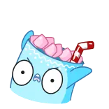🤬 Hoạt hình, Đồ uống, Đá, Dễ thương, Động, Món tráng miệng whatsapp sticker