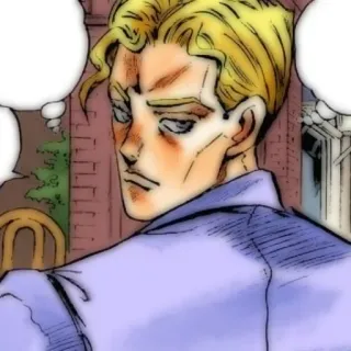 🐈‍⬛ Yoshikage Kira JoJo's Bizarre Adventure Anime, Manga, Jojo, Yoshikage Kira, Personaje telegram sticker