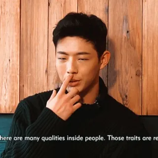 🌚 there are many qualities inside people. Those traits are re telegram sticker