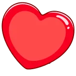 ❤️ hati, cinta, merah, hari valentine, emoji whatsapp sticker