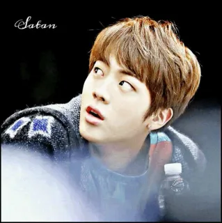 🔚 Satan kpop, jin, 撒旦, 人, 偶像, 音乐 telegram sticker