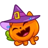 Cat Pumpkin | @Premium_Emojis_Telegram telegram emojis 😂