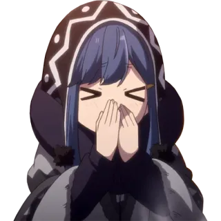 🤧 Anime, Chica, Lindo, Dibujo animado telegram sticker
