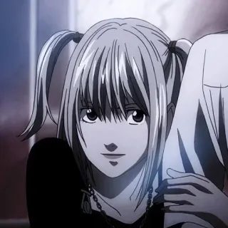 🧦 Misa Amane Death Note Anime, Manga, Goth, Gothic, Mädchen telegram sticker