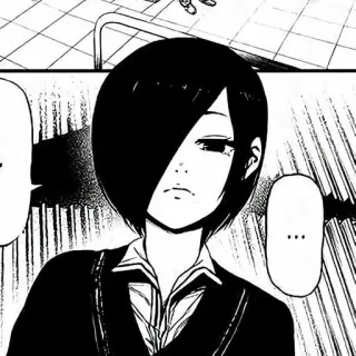 🐰 Touka Kirishima Tokyo Ghoul ... Аниме, Манга, Токийский Гуль, Тоука, Киришима telegram sticker