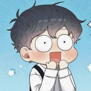 😳 Dibujos animados, Chibi, Lindo, Estilo anime, Emoción telegram sticker