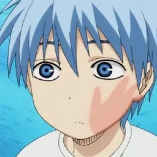 😕 Kuroko Аниме, Kuroko no Basket, Манга, Милый, Парень whatsapp sticker