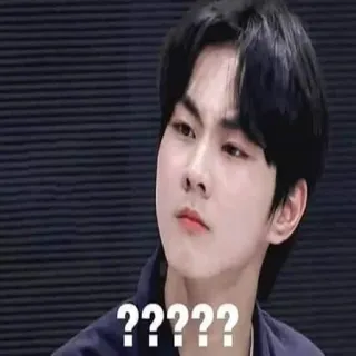 🤨 ?????? points d'interrogation, confusion, doute, incertitude, question whatsapp sticker