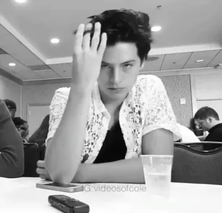 🖤 Cole Sprouse IG: VIDEOSOFC OLE celebridade, ator, cole sprouse, jovem, masculino, retrato telegram sticker