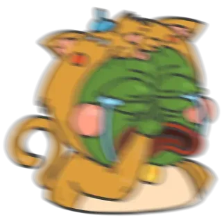 😺 Pepe the Frog 페페, 개구리, 밈, 슬픈, 울음, 고양이 telegram sticker