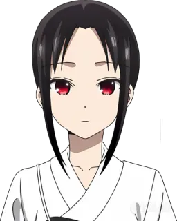 😕 Kaguya Shinomiya Kaguya-sama: Love Is War Аниме, Госпожа Кагуя: в любви как на войне, Кагуя Синомия, Мультфильм, Япония telegram sticker