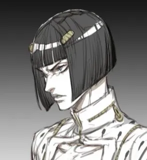 ❔ Bruno Bucciarati JoJo's Bizarre Adventure Bruno Bucciarati, JoJo's Bizarre Adventure, Anime, Manga, Charakter telegram sticker