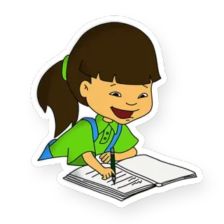 😃 Maisy Maisy Mouse, libro per bambini, personaggio dei cartoni animati, scrittura, illustrazione, ragazza telegram sticker