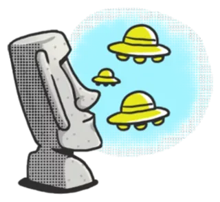 Stone Man Moai  @SeanChannel telegram stickers
