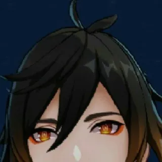 ☄️ Zhongli Genshin Impact anime, genshin impact, zhongli, character, game telegram sticker