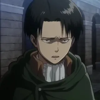 ⚔ Levi Ackerman Attack on Titan Anime, Levi, Ackerman, Attack on Titan, Manga telegram sticker