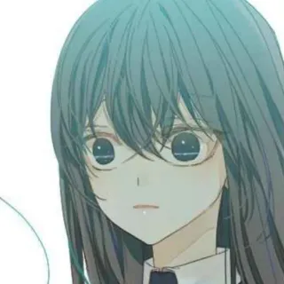 ⛲ mujer, chica, dibujo animado, anime, manga, retrato telegram sticker