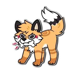 😠 fox telegram sticker
