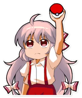 🙄 аниме, покемон, девушка, мультфильм, наклейка telegram sticker
