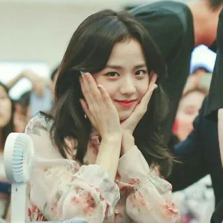 💙 Jisoo kpop, chanteuse, femme, asiatique, célébrité telegram sticker