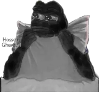 😐 Hossein Ghavidel Meme, Pepe, Verdrietig, Huilend, Internetmeme, Kikker telegram sticker