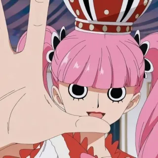 🐰 Perona One Piece Anime, Manga, Perona, One Piece, Personaggio whatsapp sticker