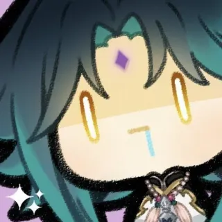 👀 Xiao Genshin Impact Anime, Videogioco, Genshin, Impact, Chibi telegram sticker