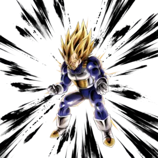 😤 Vegeta Dragon Ball Vegeta, Dragon Ball, Anime, Cartoon, Super Saiyajin, Kämpfer telegram sticker