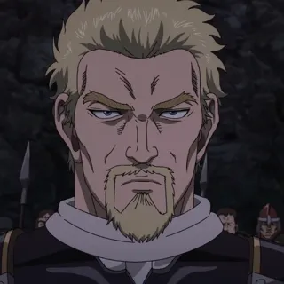 🛡 Askeladd Vinland Saga Anime, Vikings, Guerrier, Chef, Bataille, Historique telegram sticker