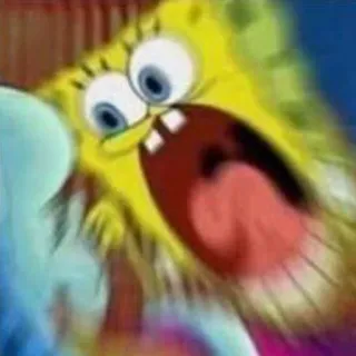 😩 Spongebob Squarepants спанч боб, спанч боб квадратные штаны, мультфильм, nickelodeon, смешной, мем telegram sticker
