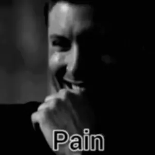 🖤 Pain 表情包, 难过, 痛苦, 反应, 情绪 telegram sticker