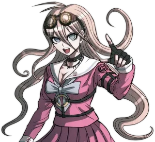 🔩 Miu Iruma Danganronpa V3: Killing Harmony anime, game, Danganronpa, Miu Iruma, character telegram sticker