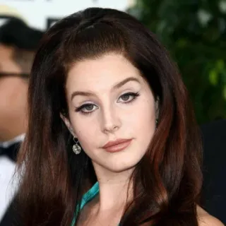 🍒 Lana Del Rey singer, celebrity, music, woman, portrait telegram sticker