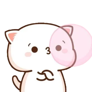 ☺️ cat, cute, animal, sticker whatsapp sticker