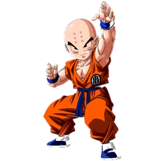 😯 Krillin Dragon Ball Anime, Artes marciais, Luta, Personagem, Dragon Ball, Kuririn telegram sticker