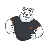 🕺 orso, cartone animato, mascotte, animale, personaggio, illustrazione telegram sticker