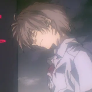 🧊 Kaworu Nagisa Neon Genesis Evangelion anime, evangelion, kaworu, nagisa telegram sticker