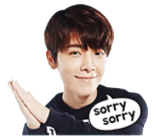 🙏 sorry sorry excuus, sorry, uitdrukking, man, groet telegram sticker