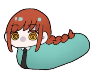 🐛 Makima Chainsaw Man anime, manga, chainsaw man, makima, character, cute telegram sticker