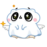 Ghost Hamster @TgEmojis telegram emojis 🙏