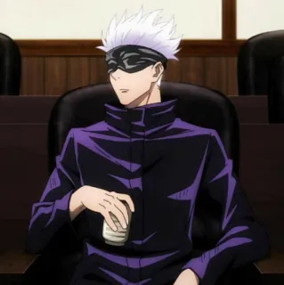 😉 Satoru Gojo Jujutsu Kaisen Anime, Gojo, Satoru Gojo, Jujutsu Kaisen, Postać, Manga telegram sticker