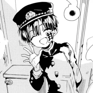 👋 Hanako-kun Toilet-bound Hanako-kun Anime, Manga, Hanako, Sekolah, Hantu, Supranatural whatsapp sticker