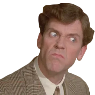😜 rosto, expressão, homem, engraçado telegram sticker