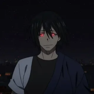 ⭕️ Shinra Kusakabe Fire Force Anime, Fire Force, Shinra, Kusakabe, Personaggio, Maschio telegram sticker
