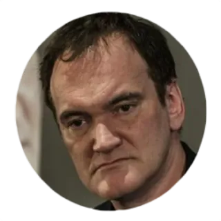 😕 Quentin Tarantino director, celebridad, persona, película, película telegram sticker