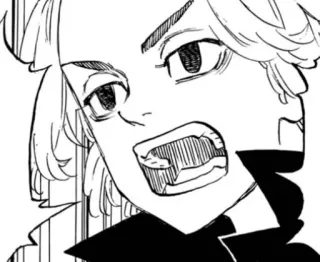 🪦 Manjiro Sano Tokyo Revengers Anime, Manga, Arrabbiato, Manjiro Sano, Tokyo Revengers telegram sticker